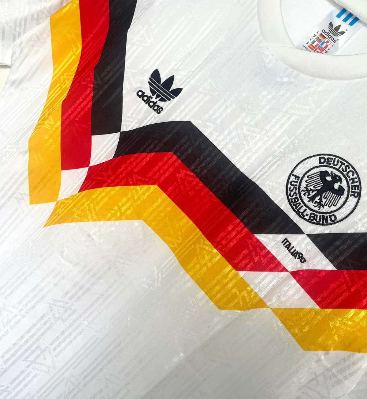 Camiseta Alemania Local 1990 retro foto 3