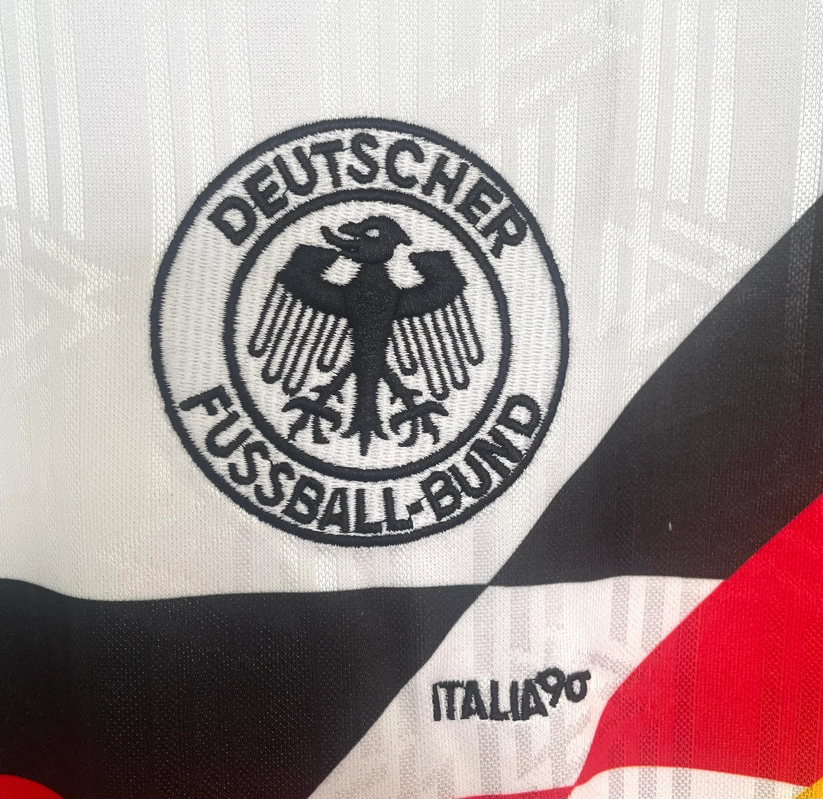 Camiseta Alemania Local 1990 retro foto 5