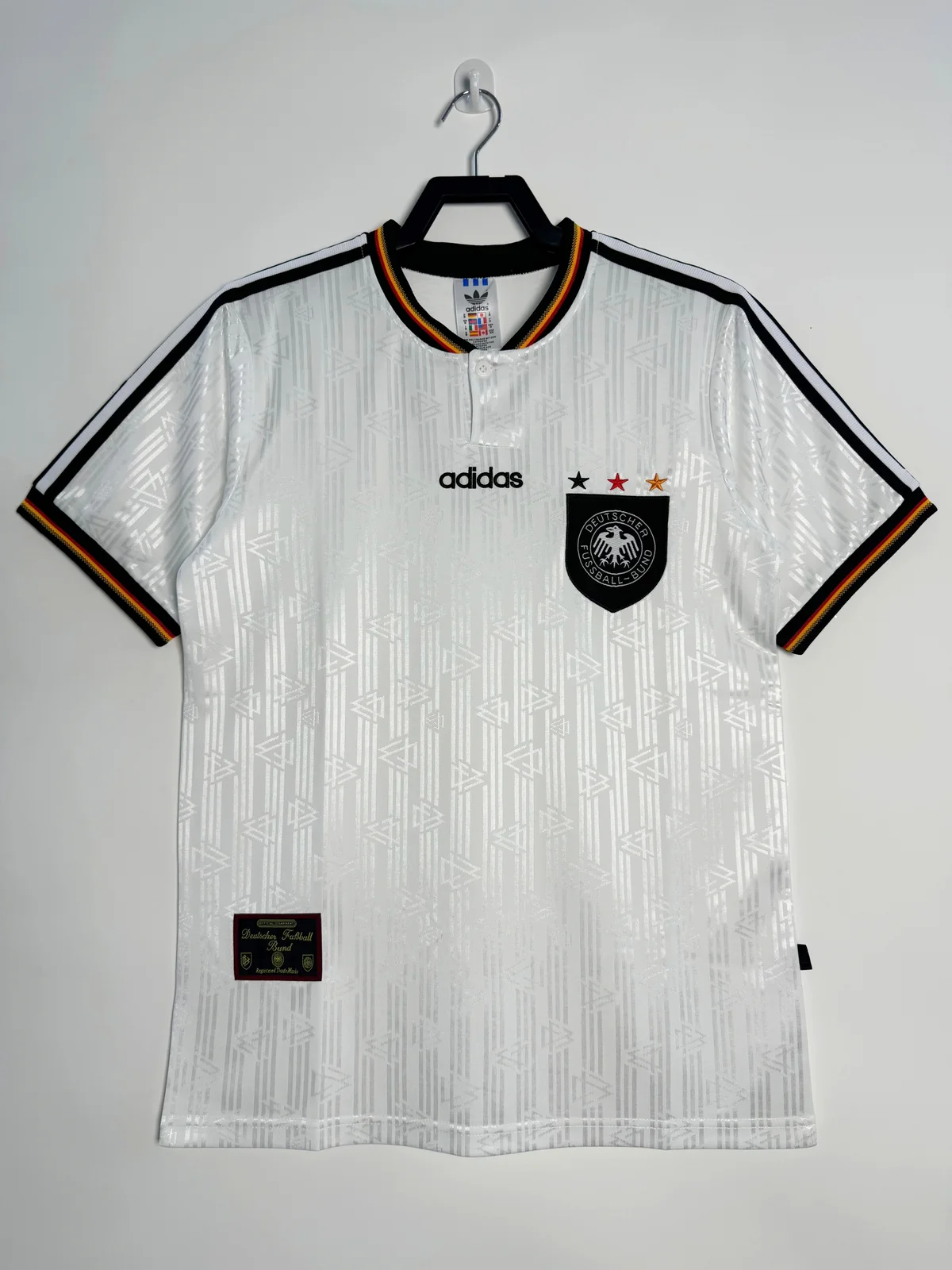 Camiseta Alemania Local 1996 retro foto 3