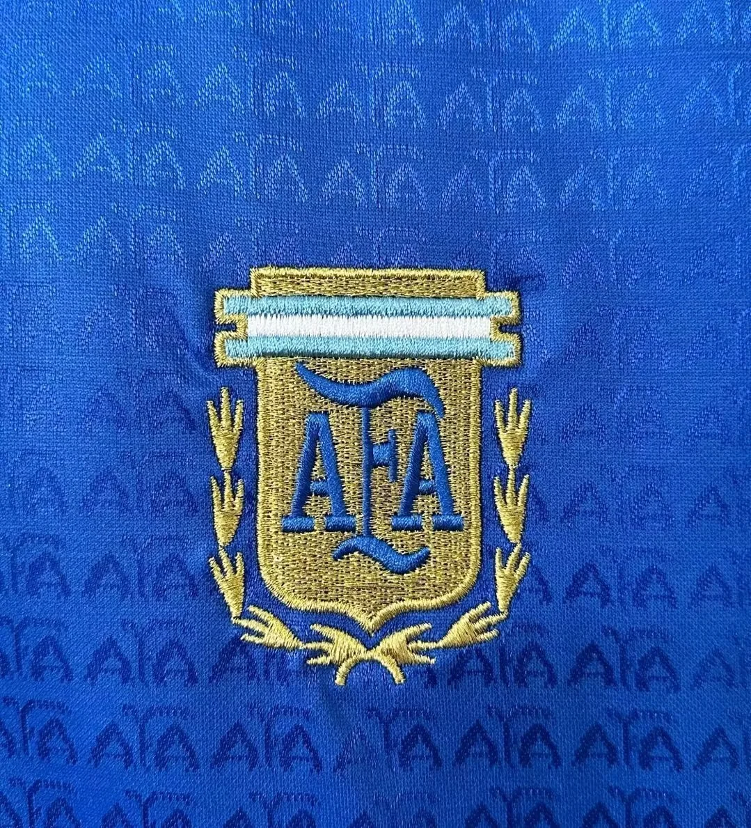 Camiseta Argentina Visitante 1994 retro foto 6