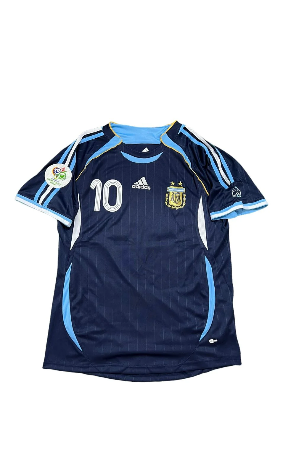 Camiseta Argentina Visitante 2006 retro foto 1