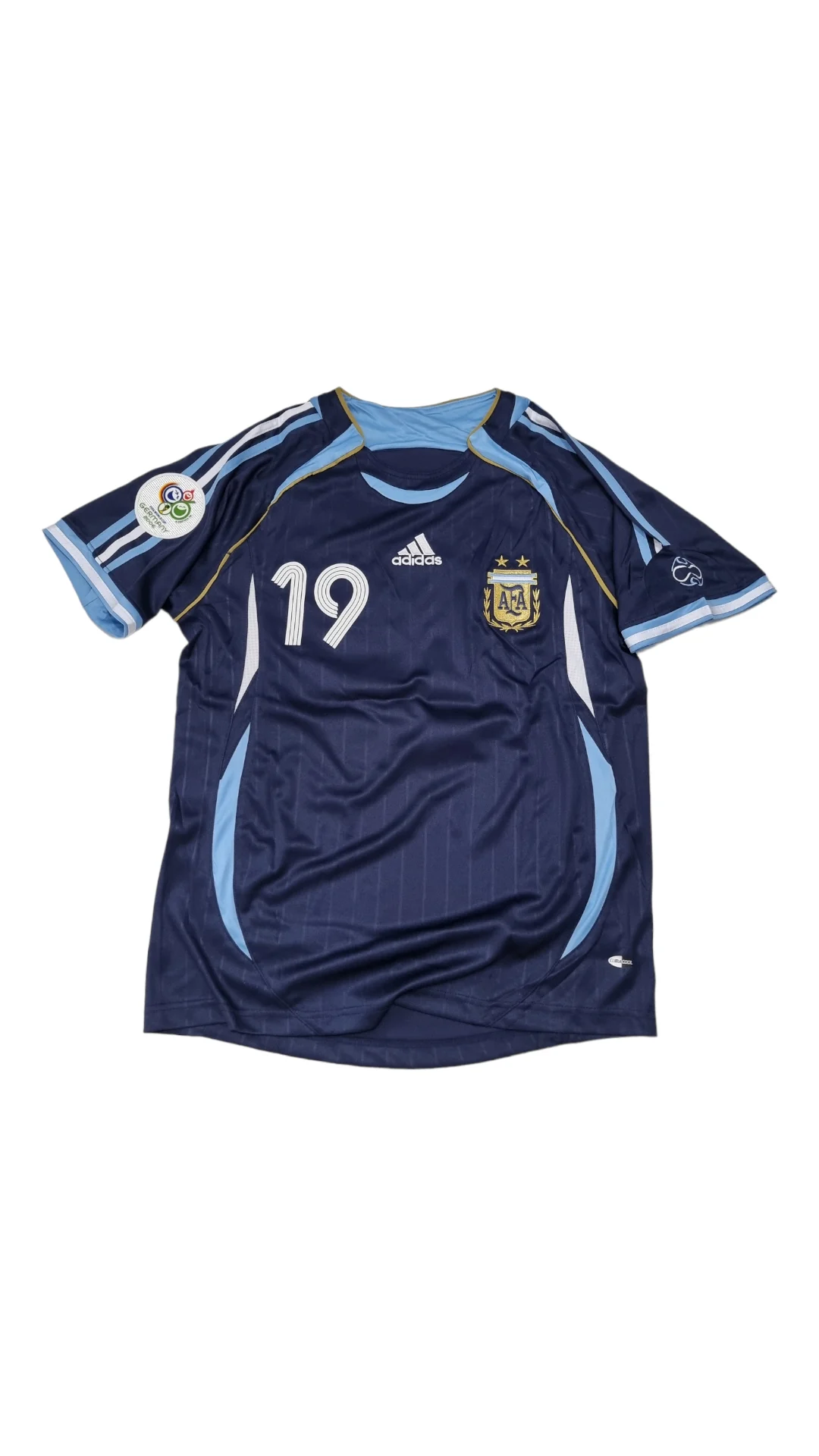 Camiseta Argentina Visitante 2006 retro foto 3