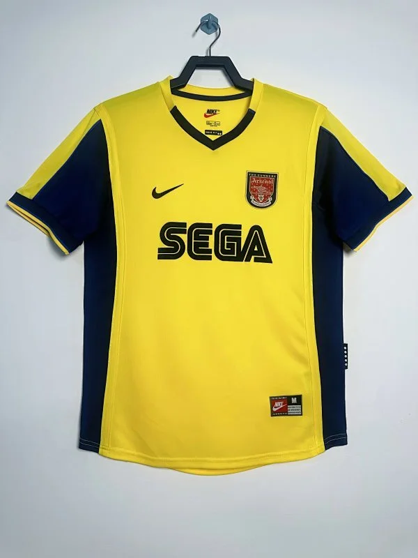 Camiseta Arsenal Visitante 2000/2001 retro foto 1