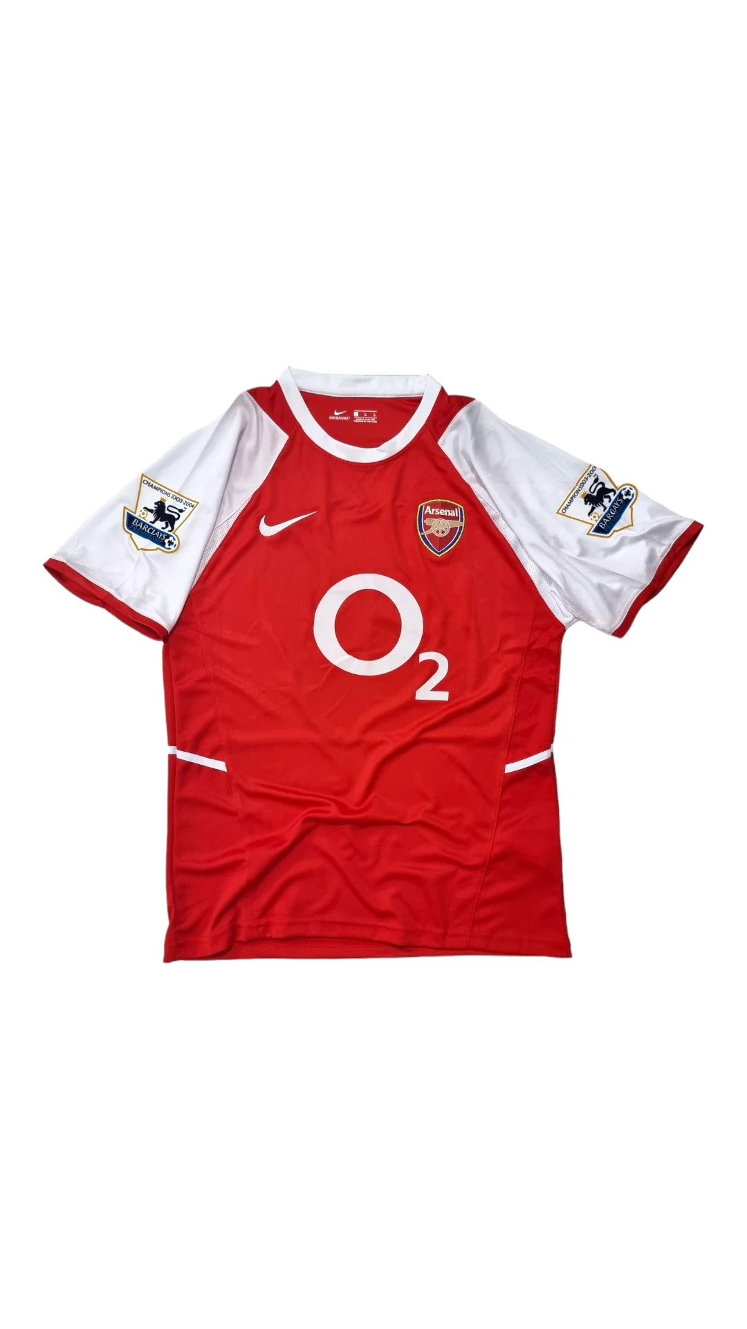 Camiseta Arsenal Local 2003-2004 retro foto 1