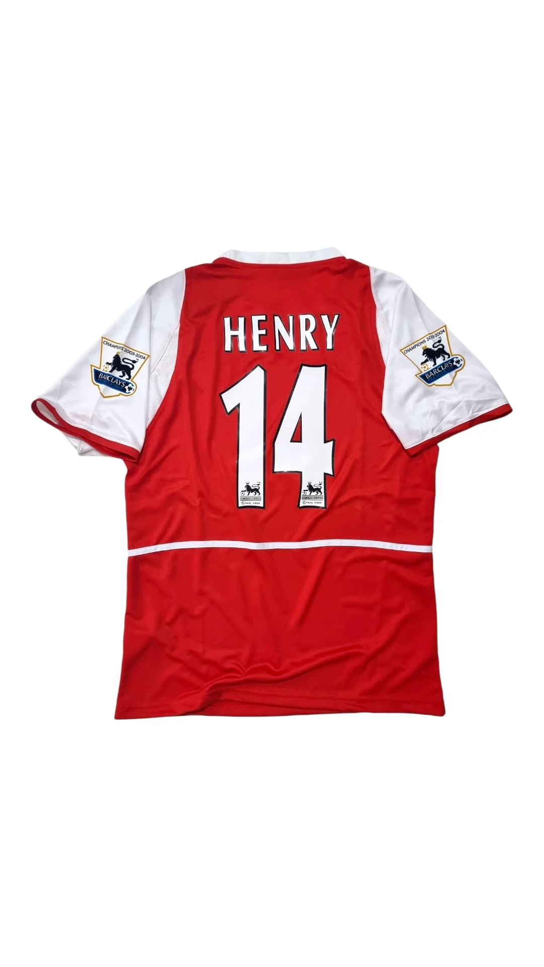 Camiseta Arsenal Local 2003-2004 retro foto 2