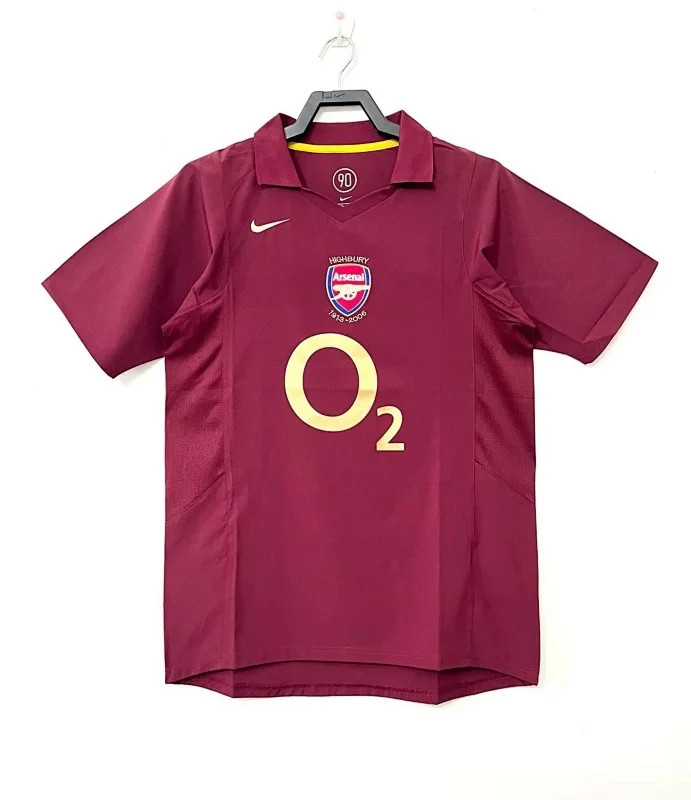 Camiseta Arsenal Local 2005/2006 retro foto 1