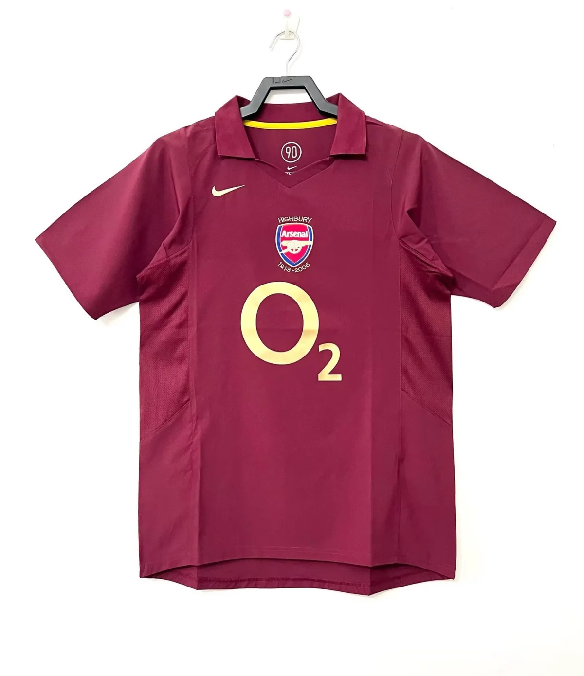 Camiseta Arsenal Local 2005/2006 retro foto 2