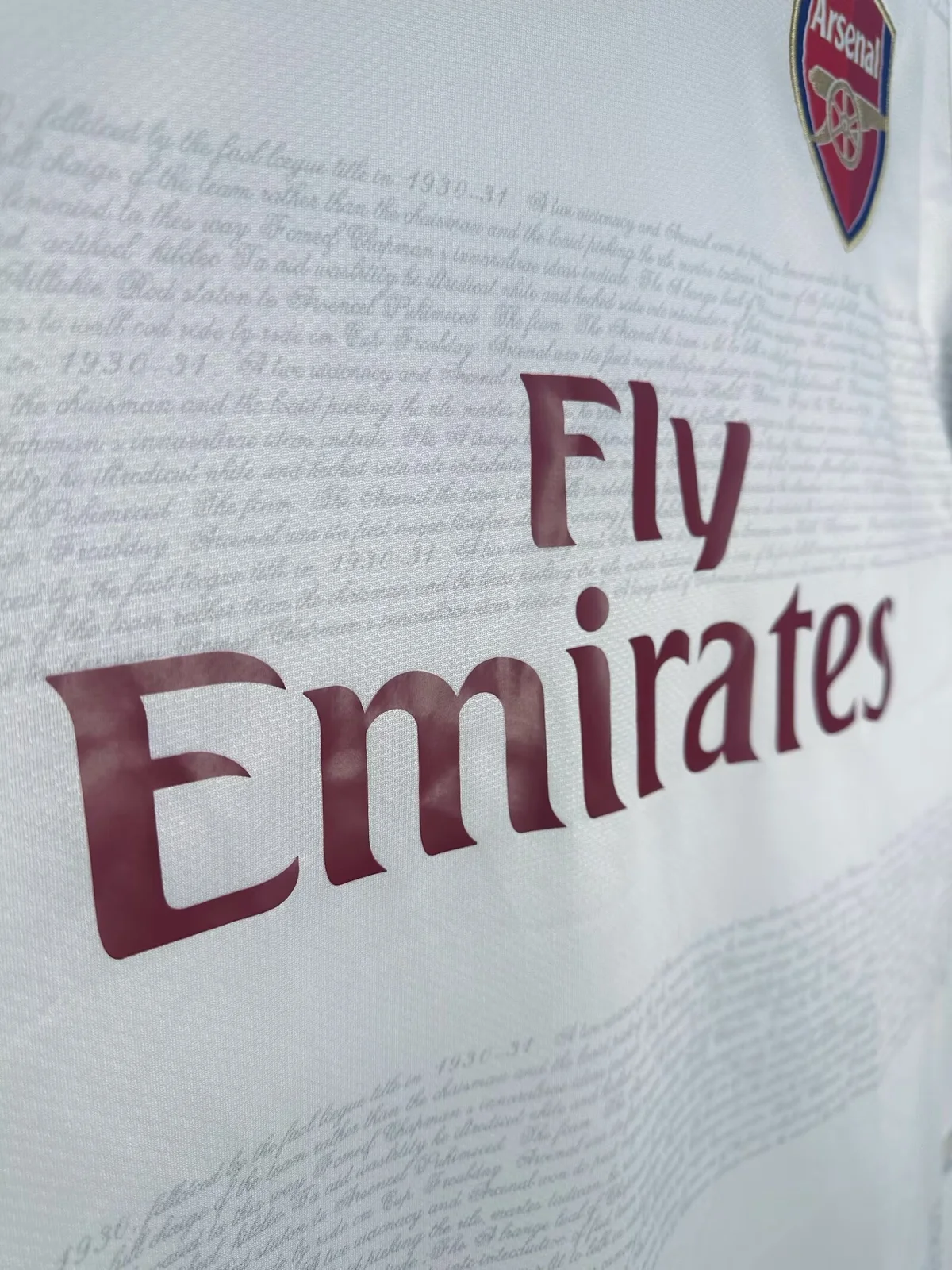 Camiseta Arsenal Visitante 2007/2008 retro foto 4