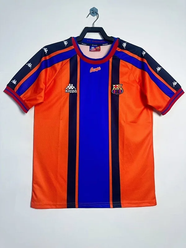 Camiseta Barcelona Visitante 1997/1998 retro foto 1