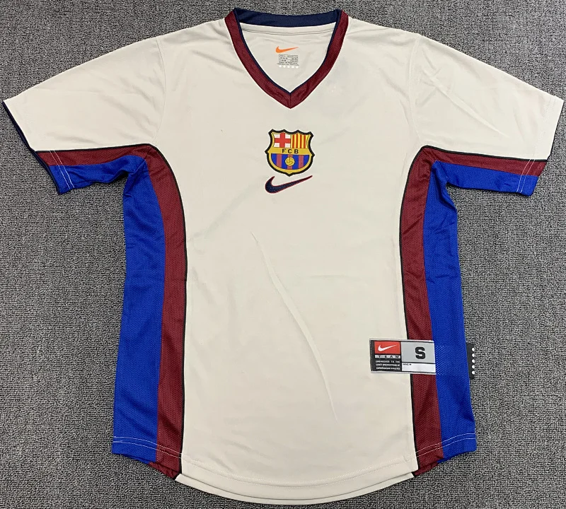 Camiseta Barcelona Visitante 1998/1999 retro foto 1