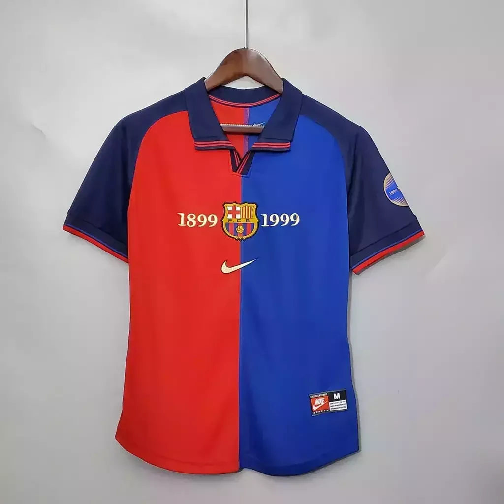 Camiseta Barcelona Centenario Local 1999/2000 retro foto 1