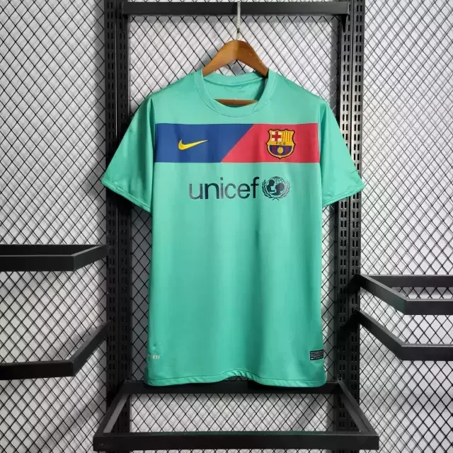 Camiseta Barcelona Visitante 2010/2011 retro foto 1