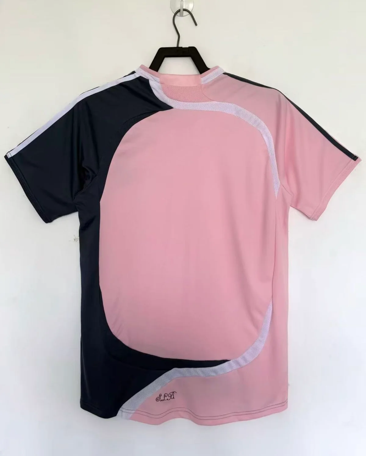 Camiseta Benfica Visitante Rosa 2007/2008 retro foto 6