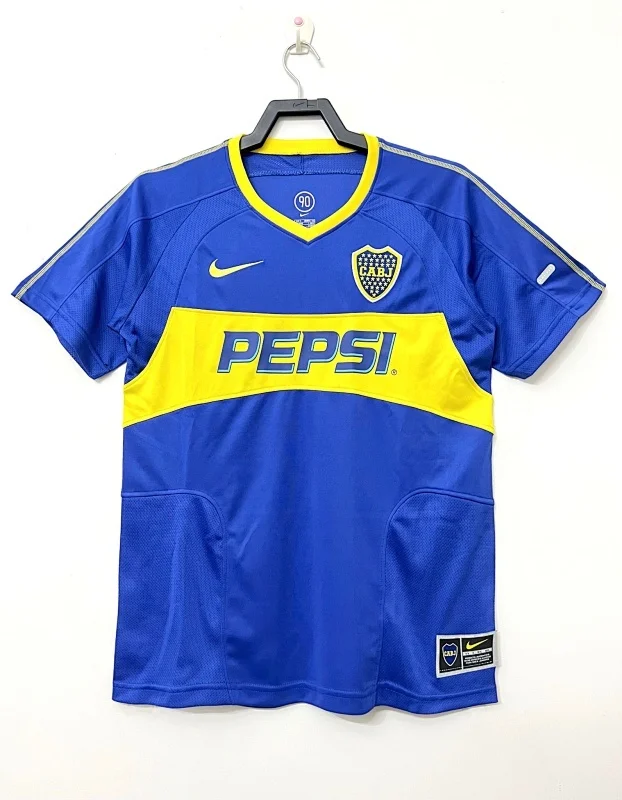 Camiseta Boca Juniors Local 2003/2004 retro foto 1
