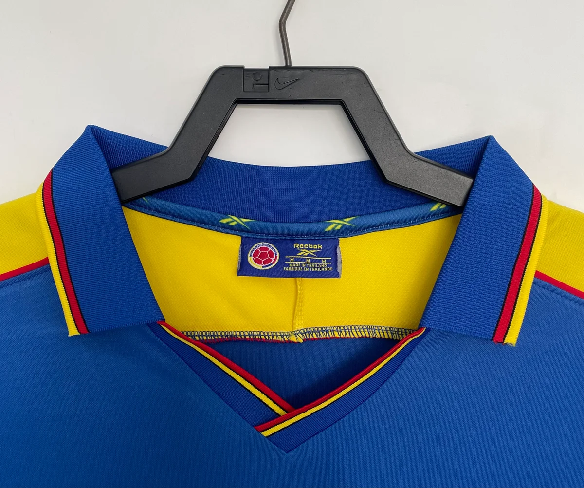 Camiseta Colombia Visitante 1998 retro foto 2