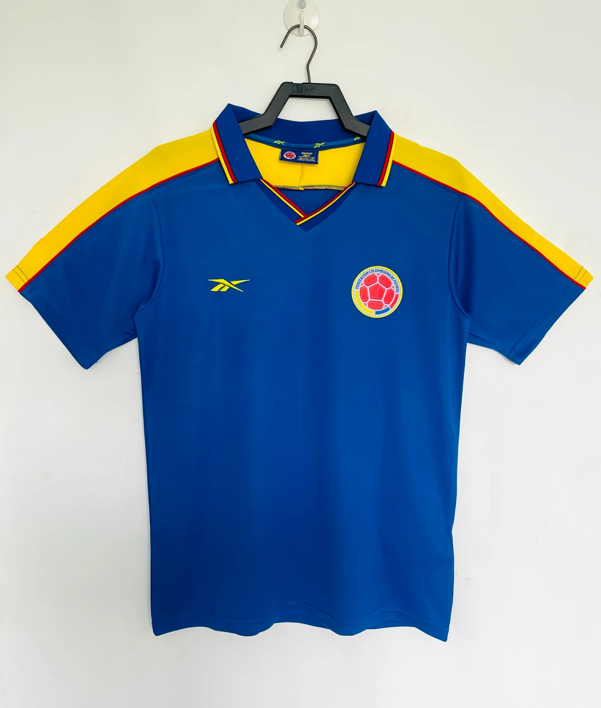Camiseta Colombia Visitante 1998 retro foto 6