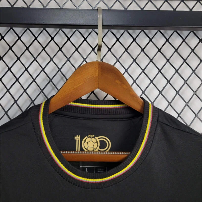 Camiseta Colombia 100 Años Negra 2024/2025 retro foto 3