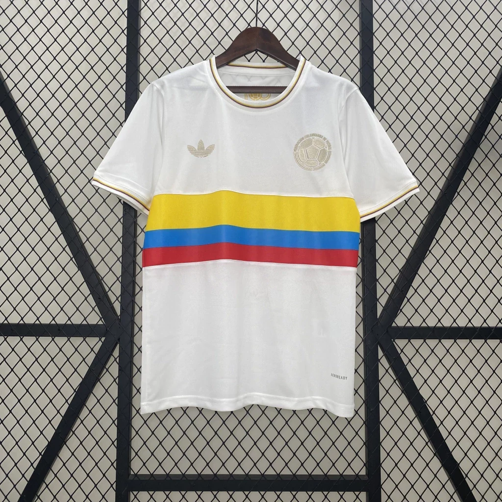 Camiseta Colombia 100 Años 2024 centenary retro foto 1