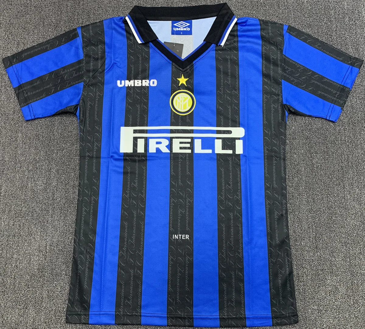 Camiseta Inter de Milan Local 1997/1998 retro foto 5