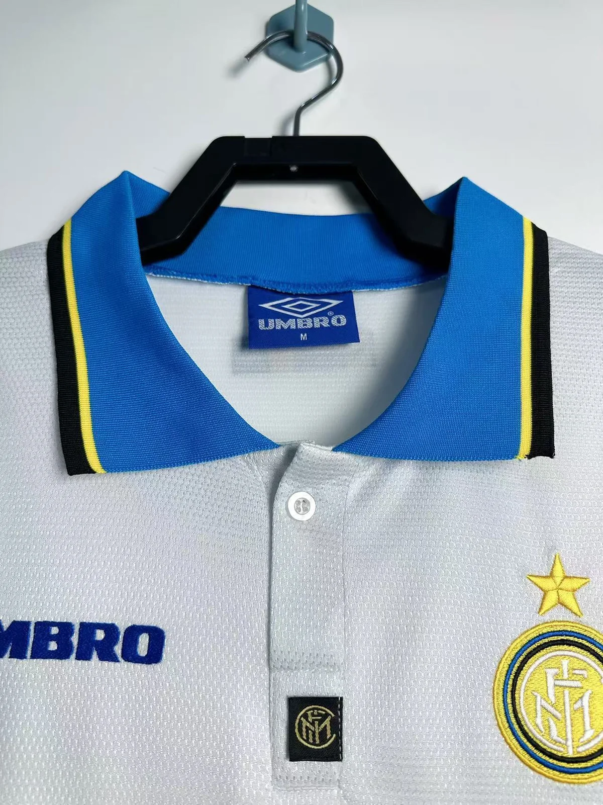 Camiseta Inter de Milan Visitante 1997/1998 retro foto 6