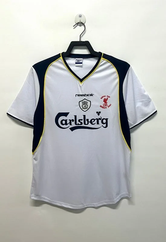 Camiseta Liverpool Visitante 2001 retro foto 1