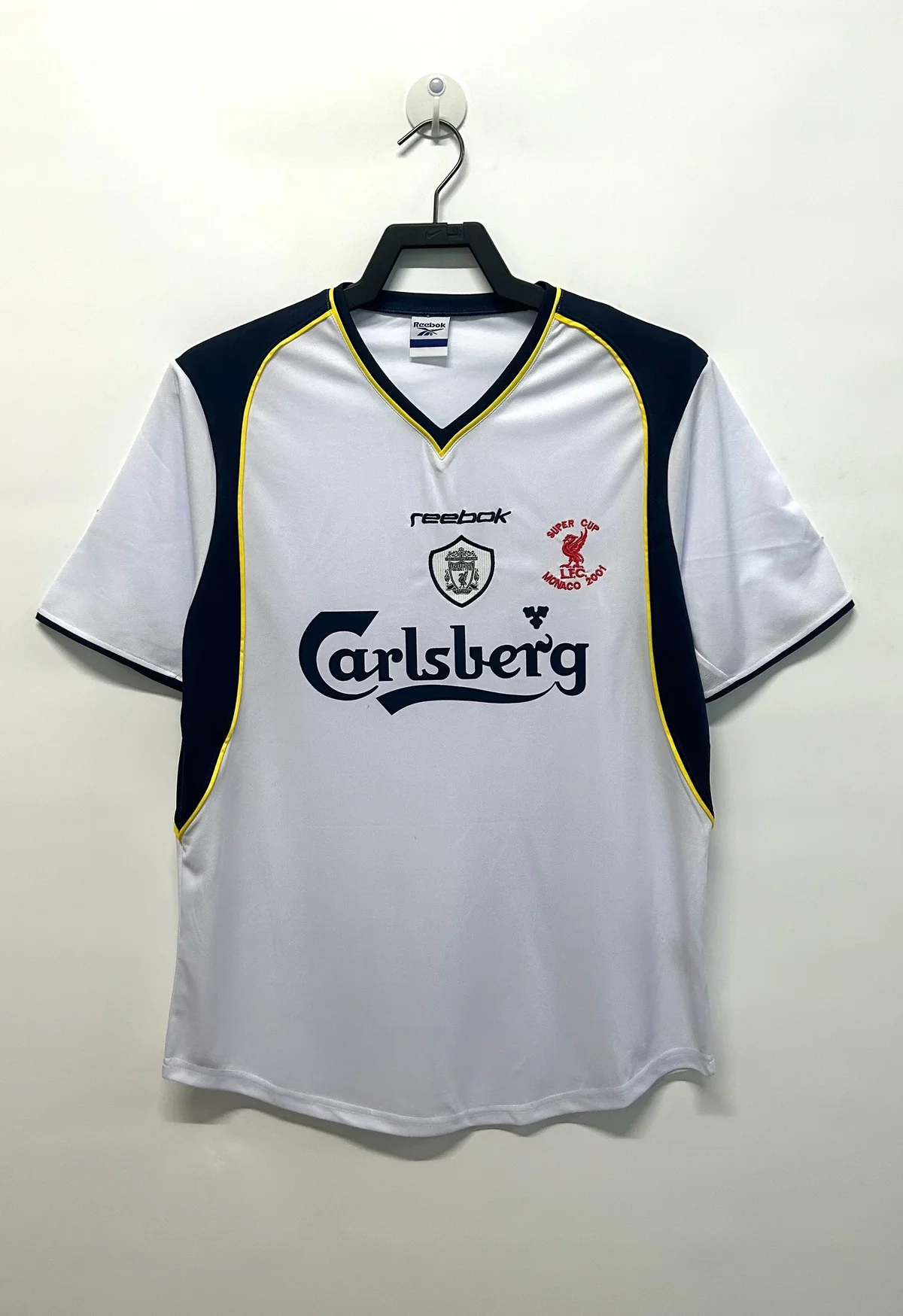 Camiseta Liverpool Visitante 2001 retro foto 7