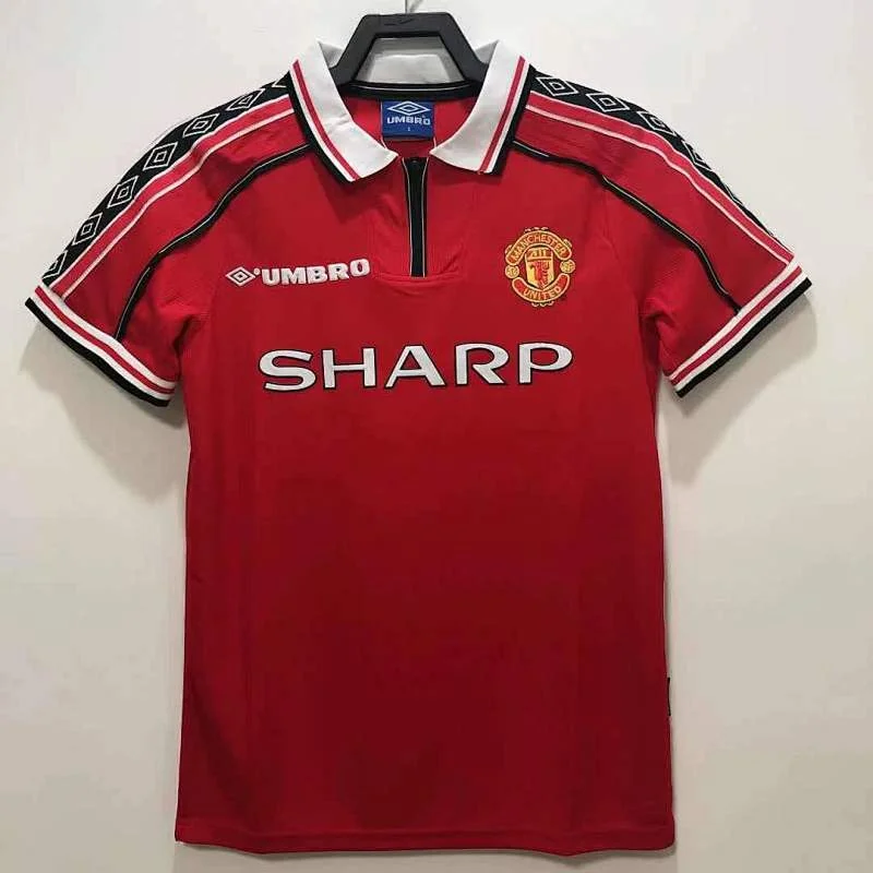 Camiseta Manchester United Local 1998/1999 retro foto 1