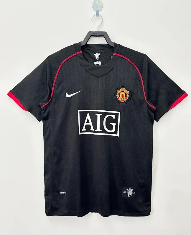 Camiseta Manchester United Local 2007/2008 retro foto 1