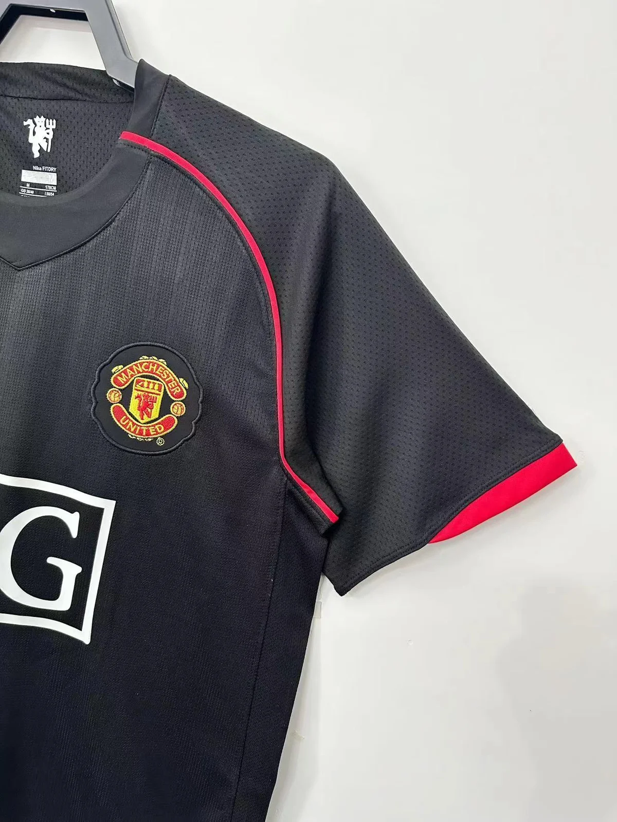 Camiseta Manchester United Local 2007/2008 retro foto 5