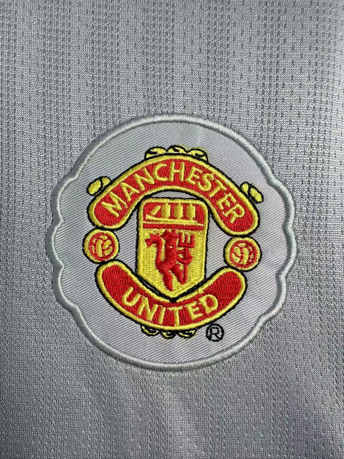 Camiseta Manchester United Portero Gris 2007/2008 retro foto 7