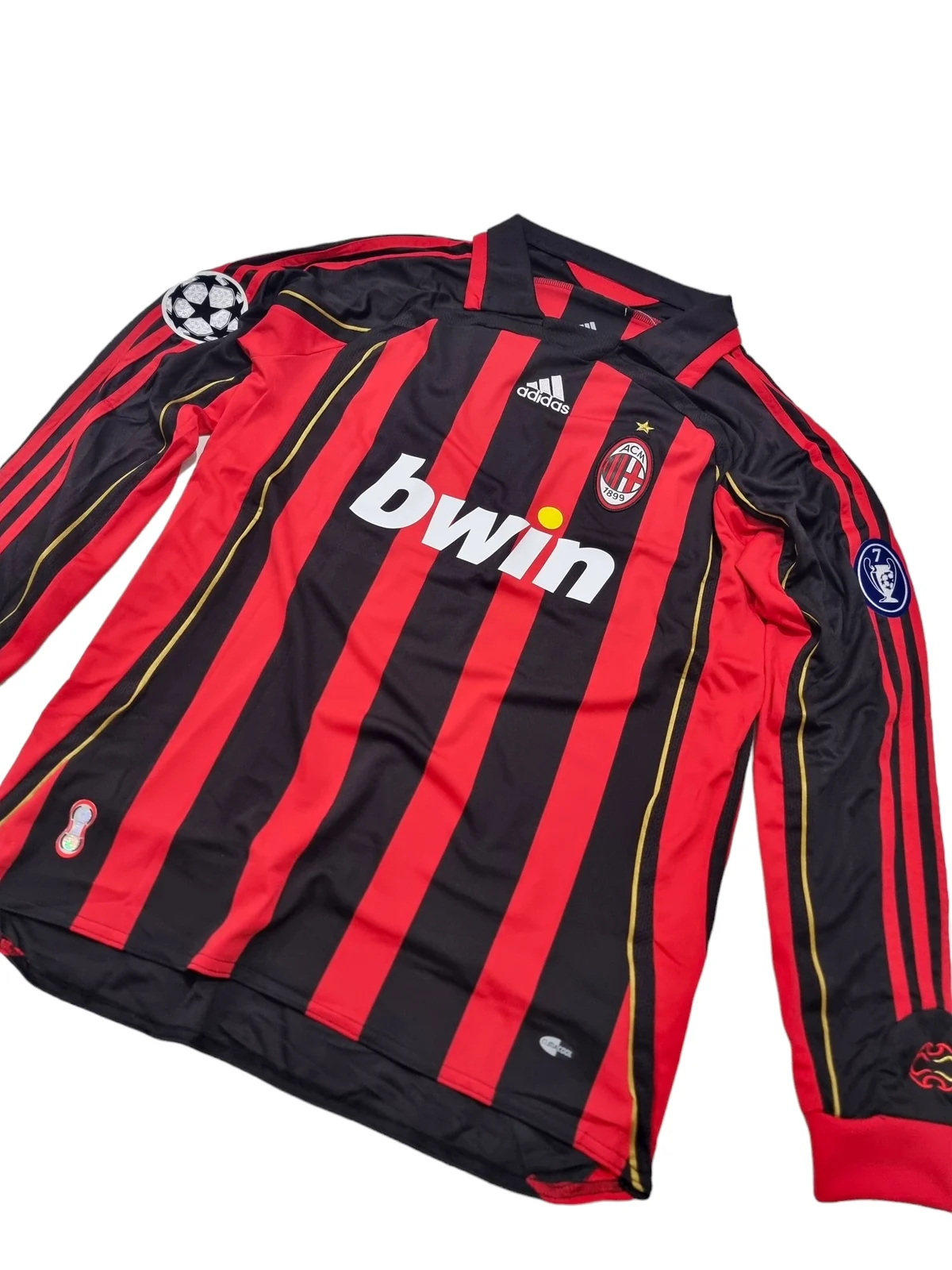 Camiseta AC Milan Manga Larga Local Manga Larga 2006 foto 2