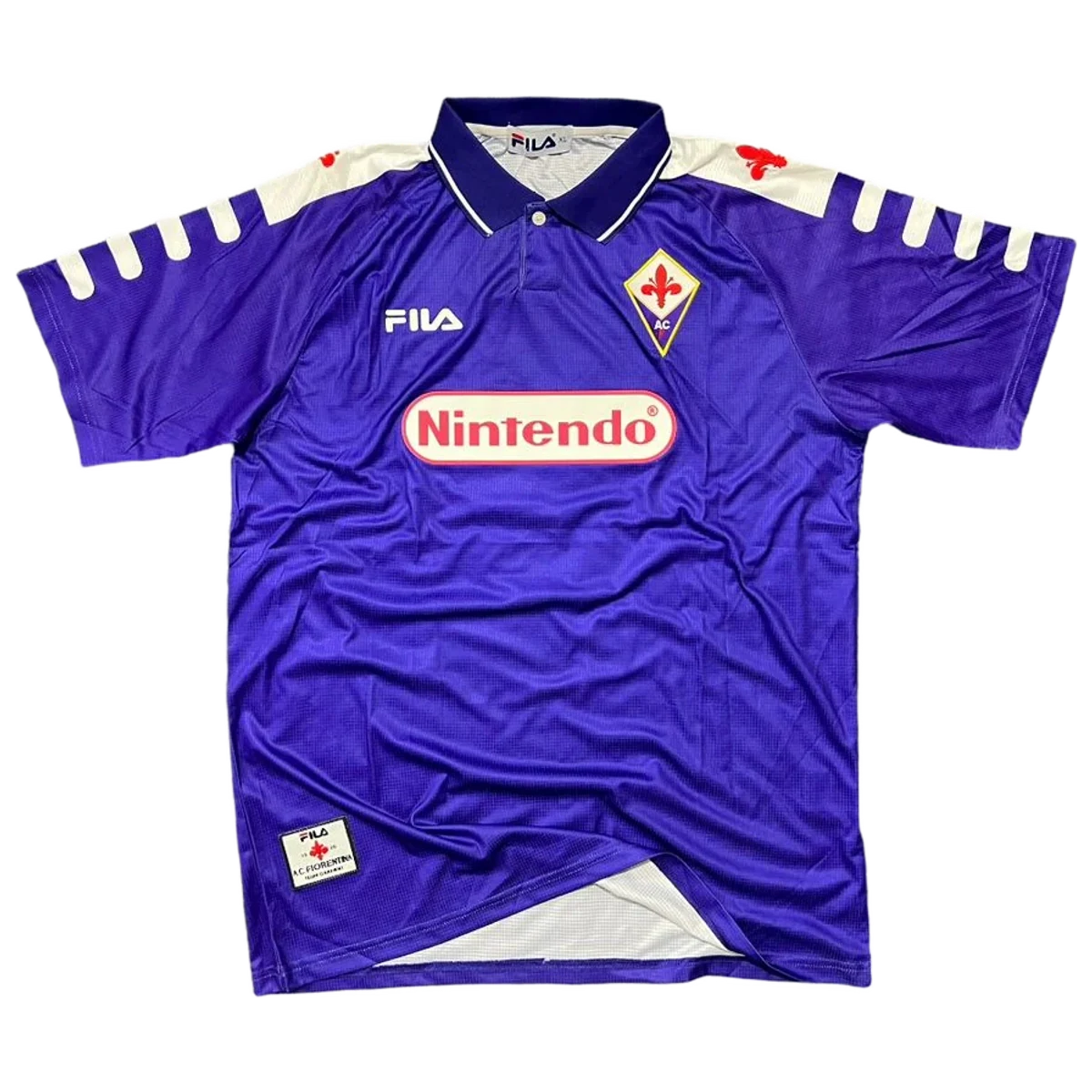 Camiseta Fiorentina Local 1998 retro foto 1
