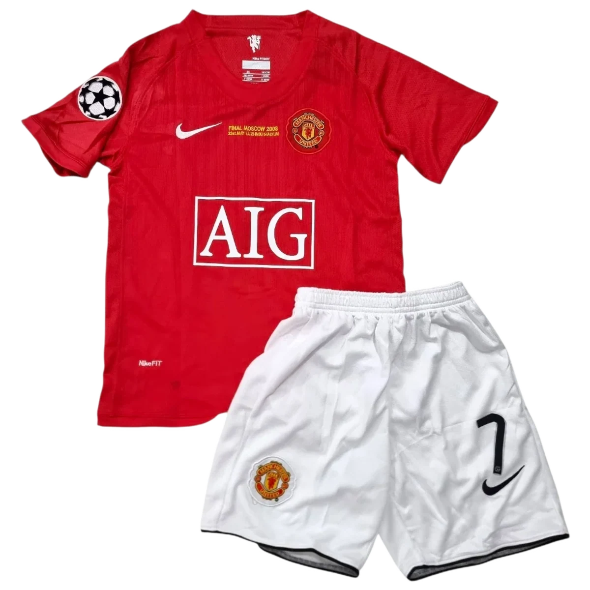 Camiseta Manchester United Niño Local 2007-2008 retro foto 1