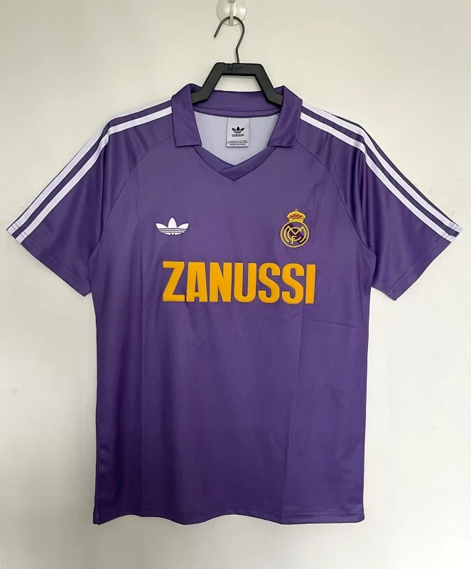 Camiseta Real Madrid Visitante 1984/1985 retro foto 1