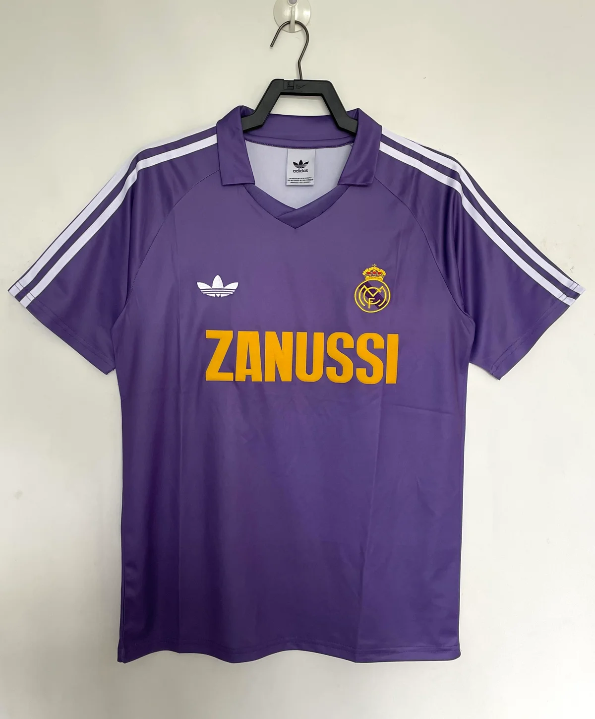 Camiseta Real Madrid Visitante 1984/1985 retro foto 7