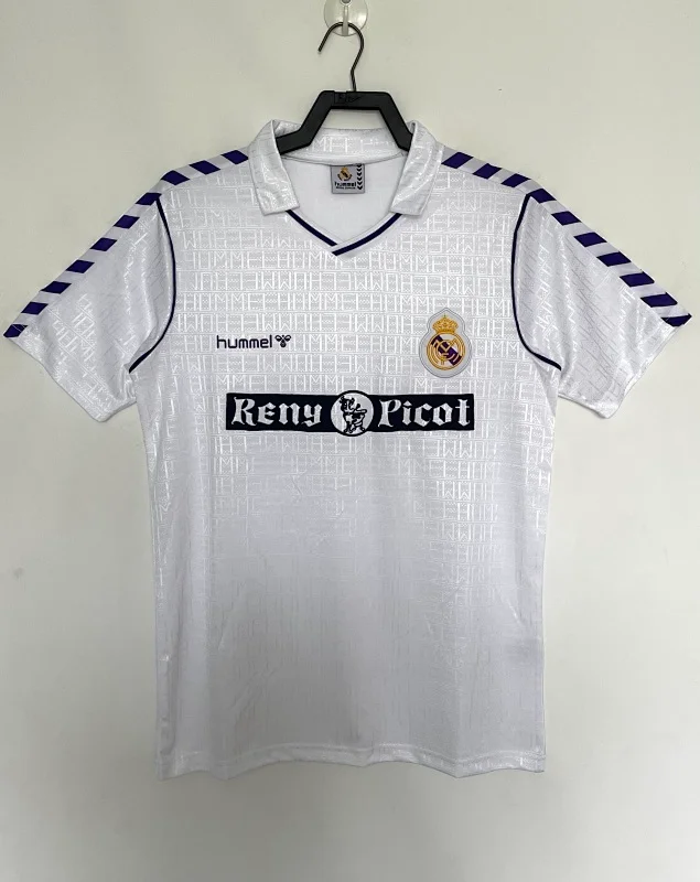 Camiseta Real Madrid Local 1988/1990 retro foto 1