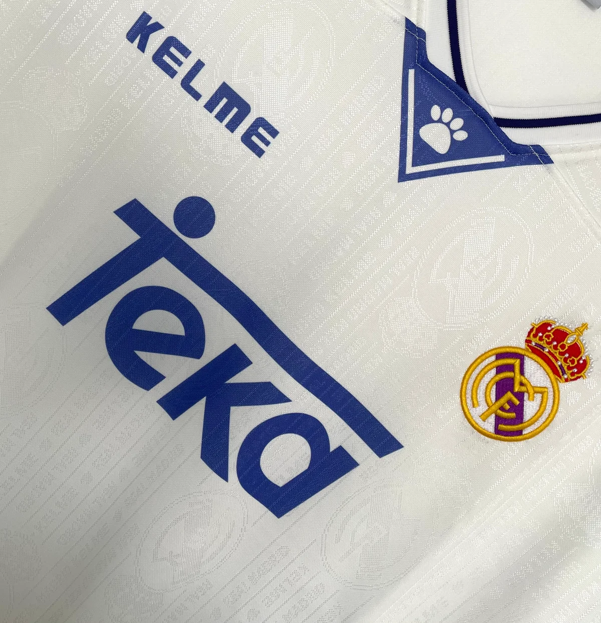 Camiseta Real Madrid Tercera 1996/1997 retro foto 4
