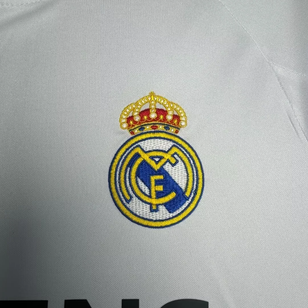 Camiseta Real Madrid Local 2002/2003 retro foto 6
