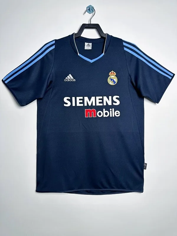 Camiseta Real Madrid Visitante 2003/2004 retro foto 1