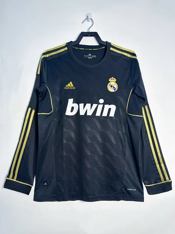 Camiseta Real Madrid Visitante Manga Larga Manga Larga 2011/2012 retro foto 1