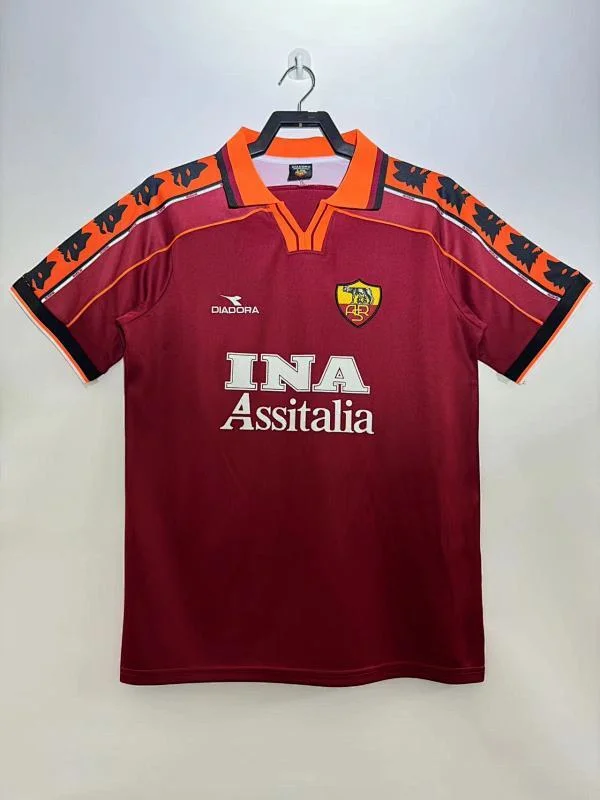 Camiseta Roma Local 1998/1999 retro foto 1
