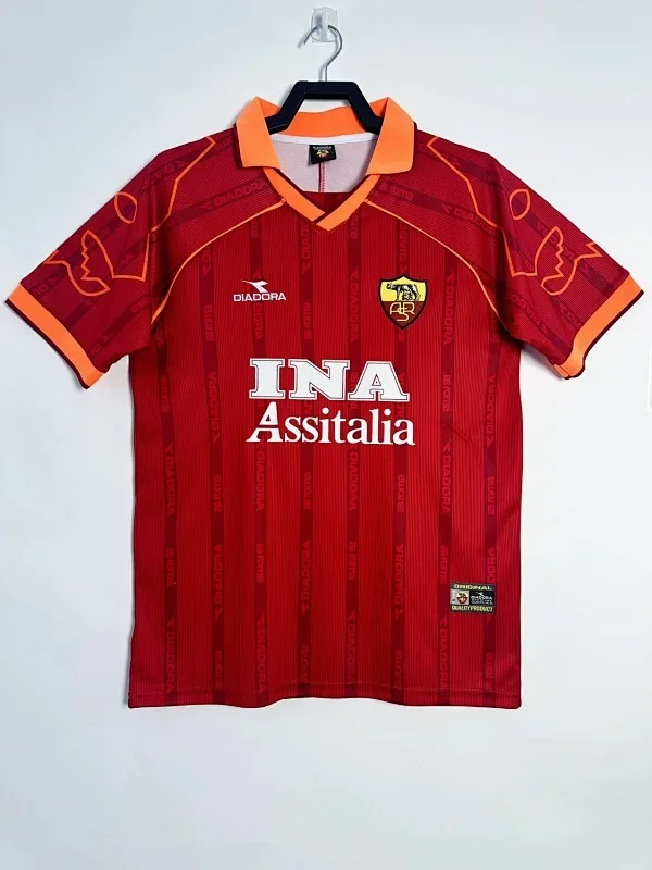 Camiseta Roma Local 1999/2000 retro foto 1