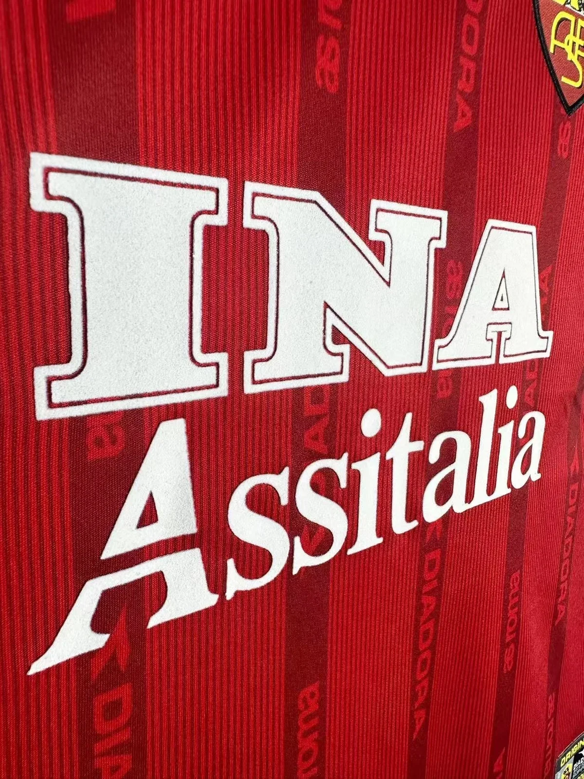 Camiseta Roma Local 1999/2000 retro foto 3