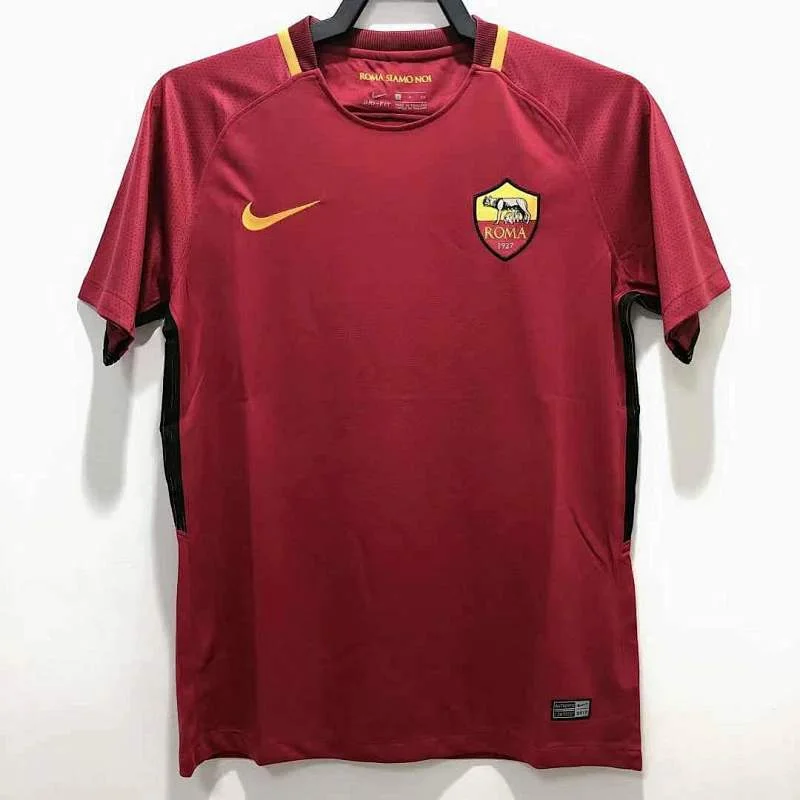 Camiseta Roma Local 2017/2018 retro foto 1
