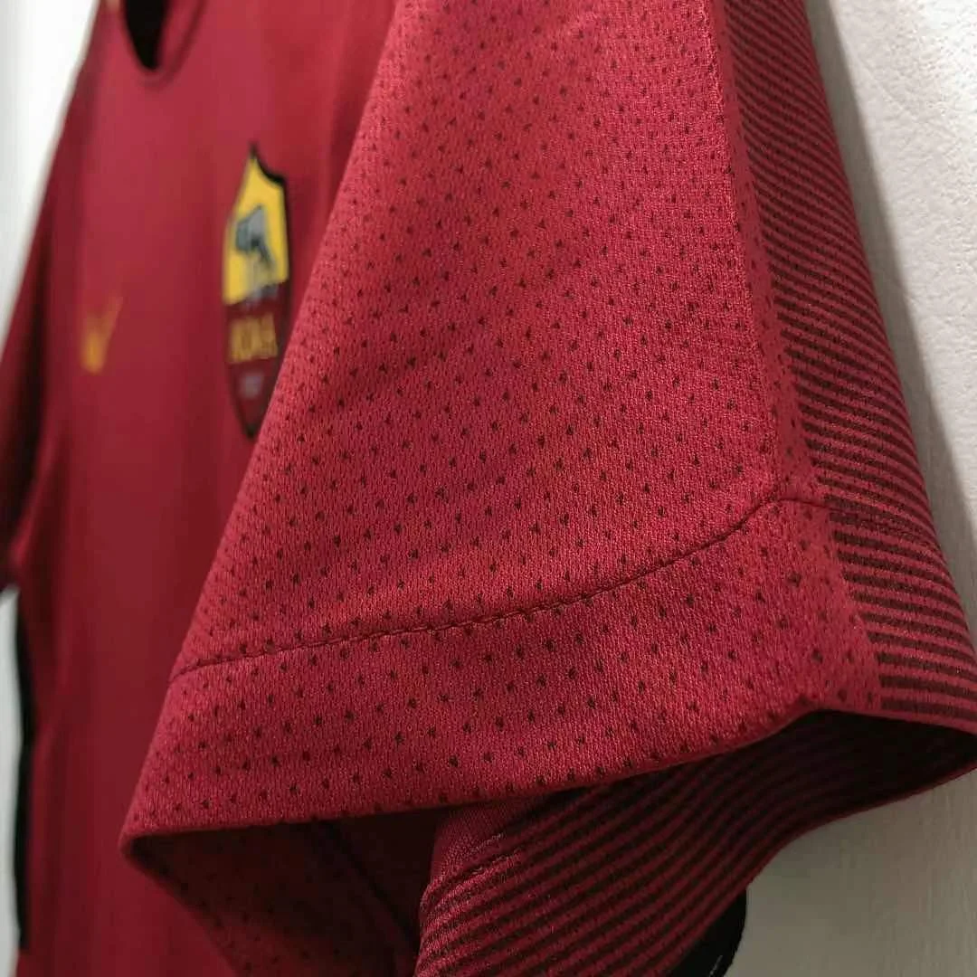 Camiseta Roma Local 2017/2018 retro foto 2