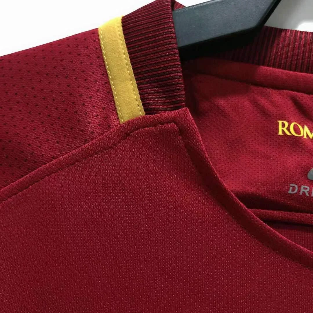 Camiseta Roma Local 2017/2018 retro foto 7
