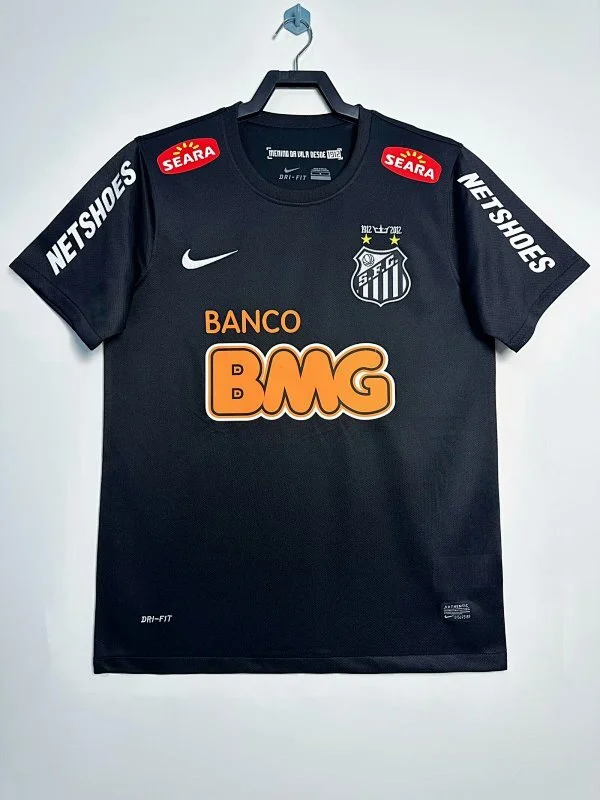 Camiseta Santos Negra 2012/2013 retro foto 1