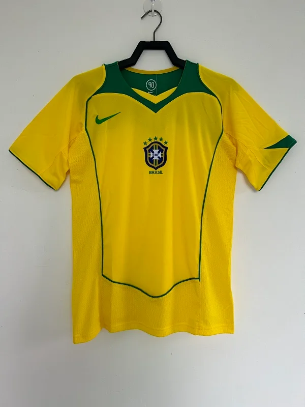 Camiseta Selección Brasil 2004 retro foto 1