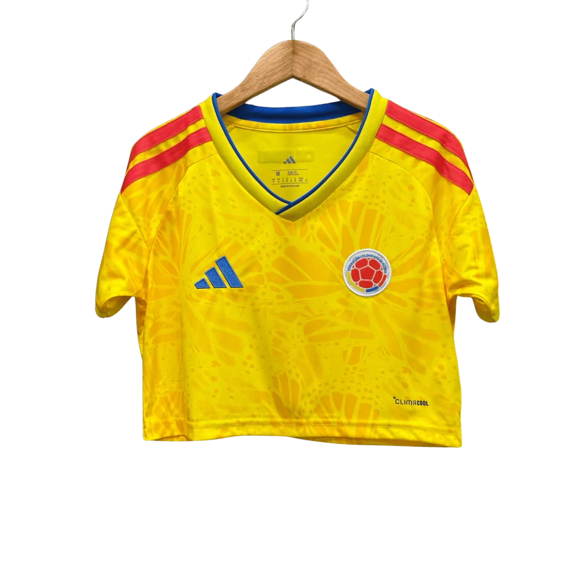 Camiseta Colombia corta 2026 Mujer Amarilla - Women's Collection