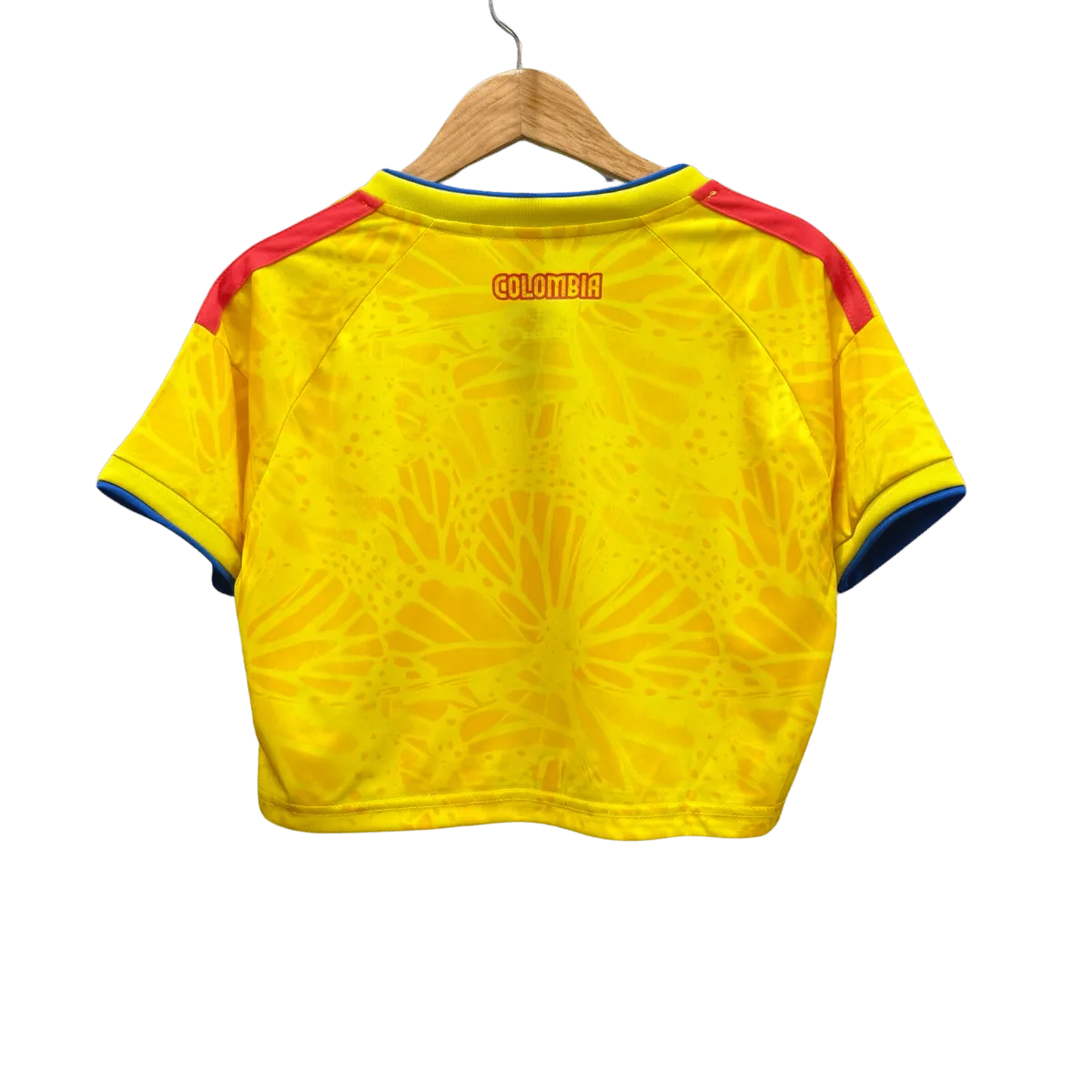 Camiseta Colombia corta 2026 Mujer Amarilla - Women's Collection - Vista 2